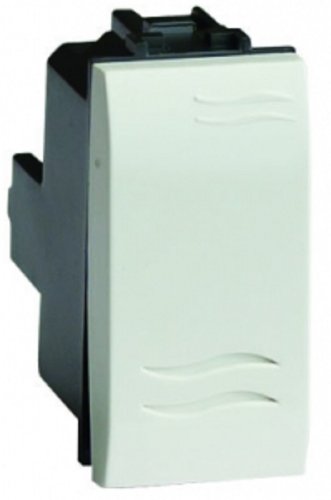 Выключатель для кабель-канала DKS Brava 1-кл. 1 мод. белый фото Выключатель для кабель-канала DKS Brava 1-кл. 1 мод. белый картинка